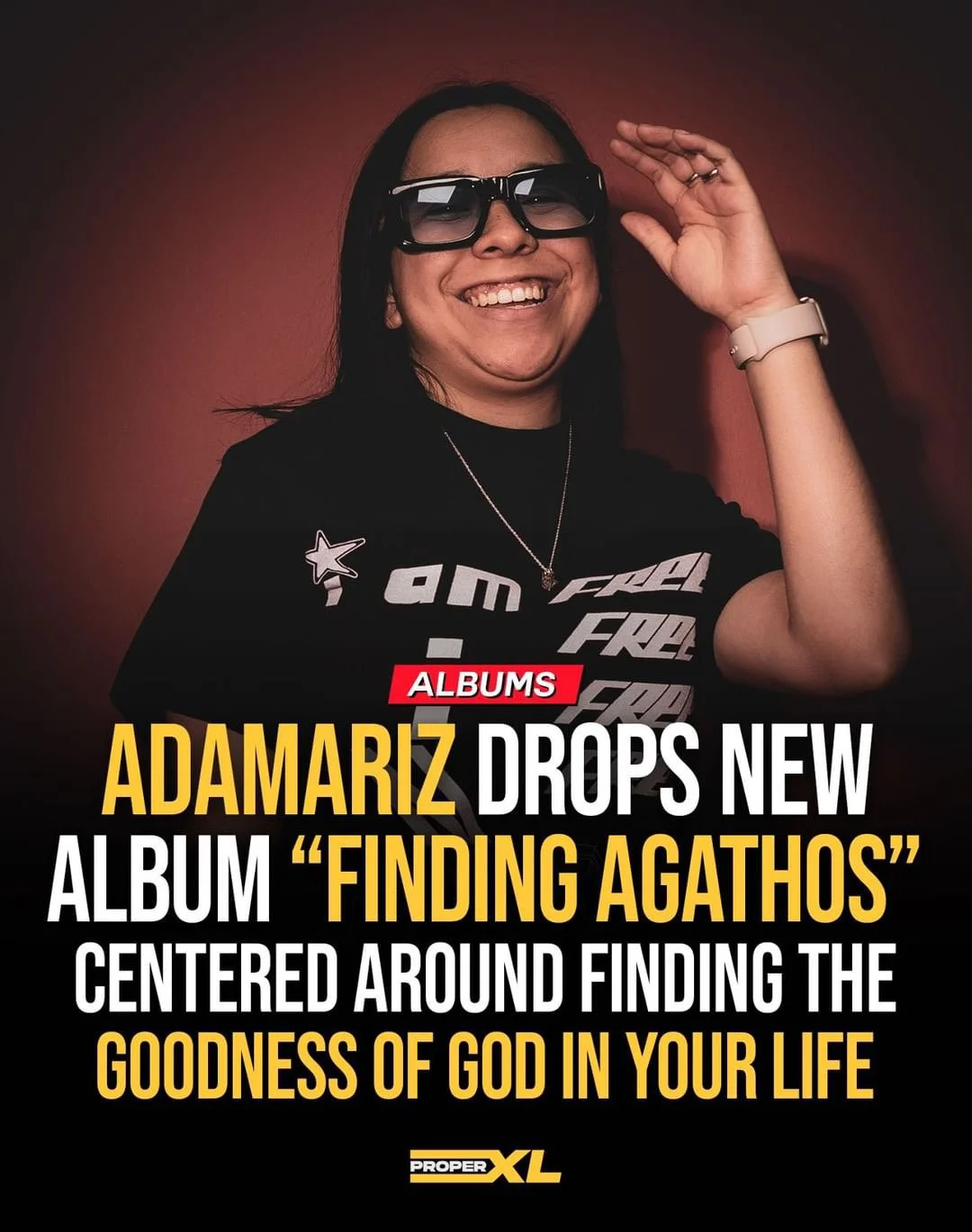 Adamariz drops new album "FINDING AGATHOS" centered around finding the goodness of God in your life