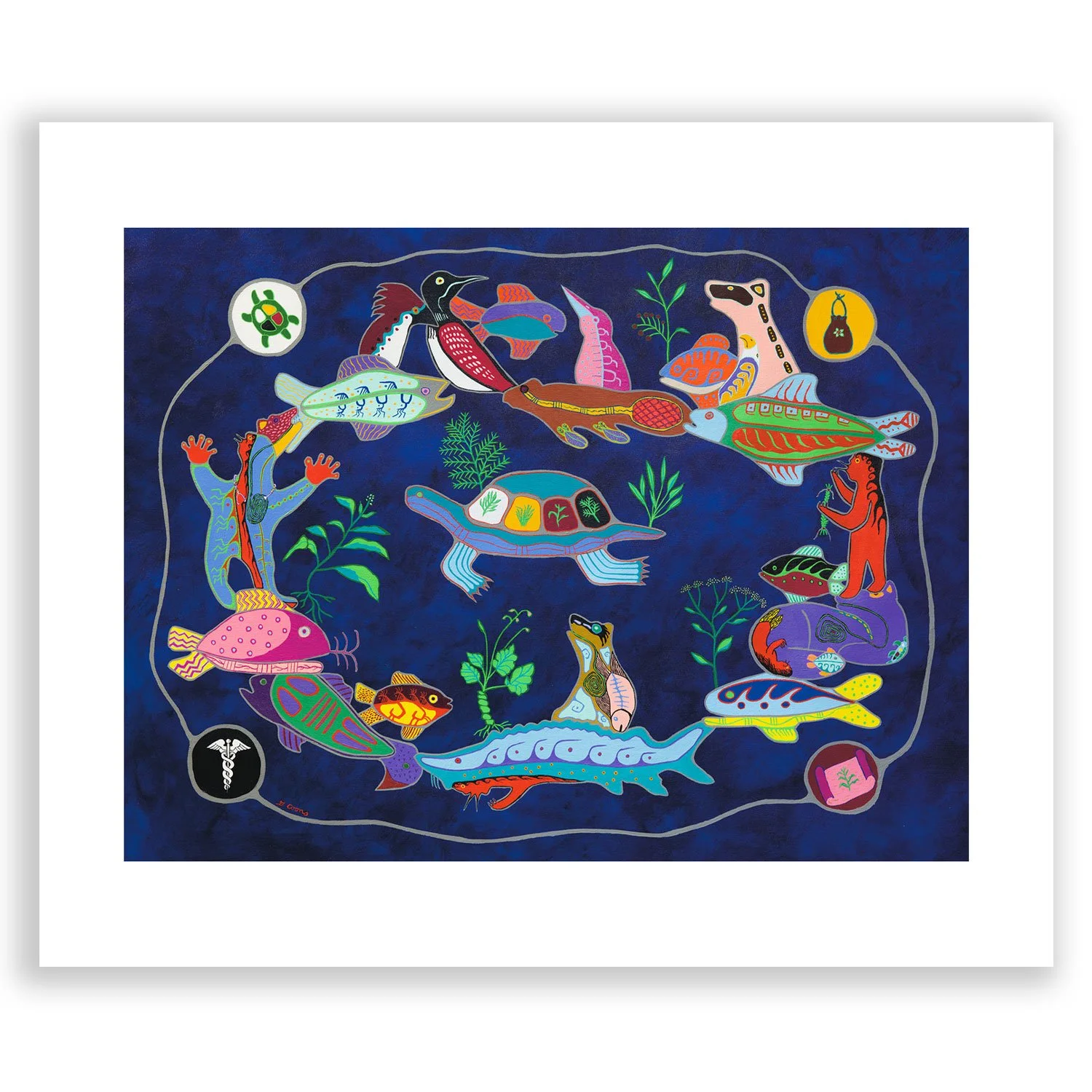 We Heal You / Ginanaadawi'igoom Art Print