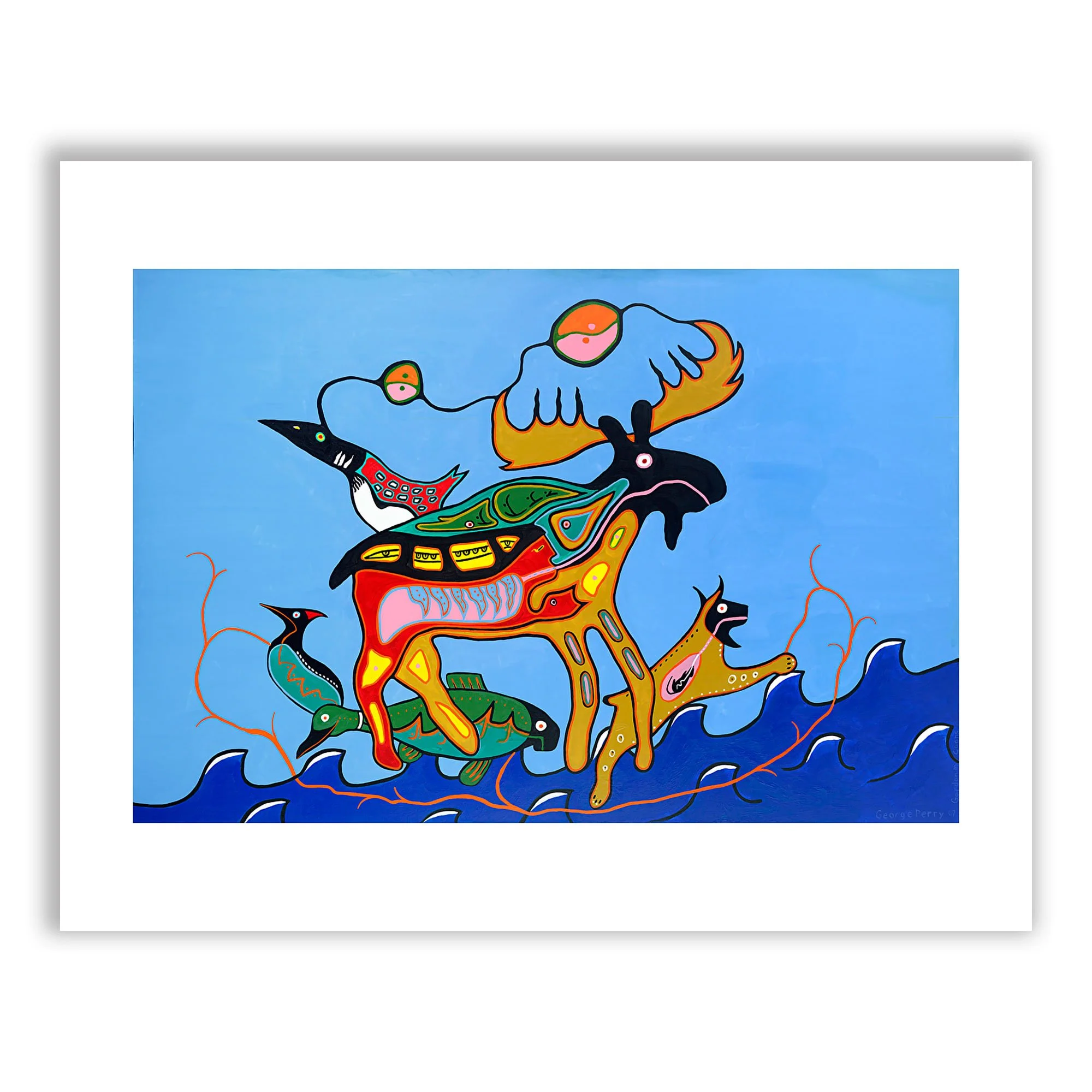 Mooz / Moose Migration Series Art Print