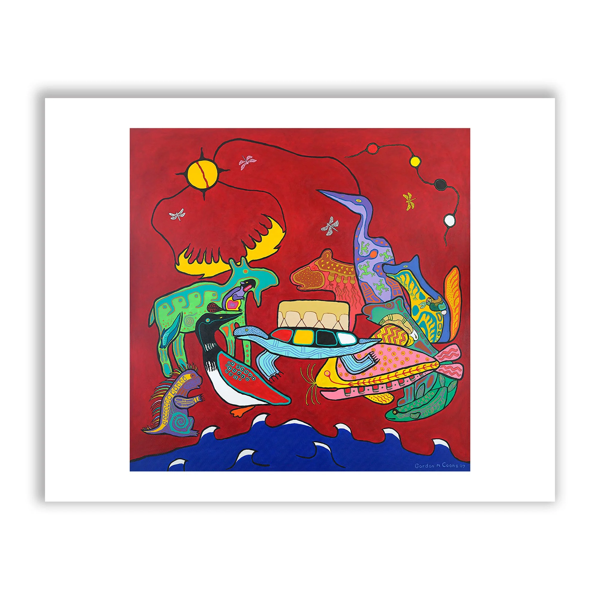 Gathering of Totems Migrations Series Art Print