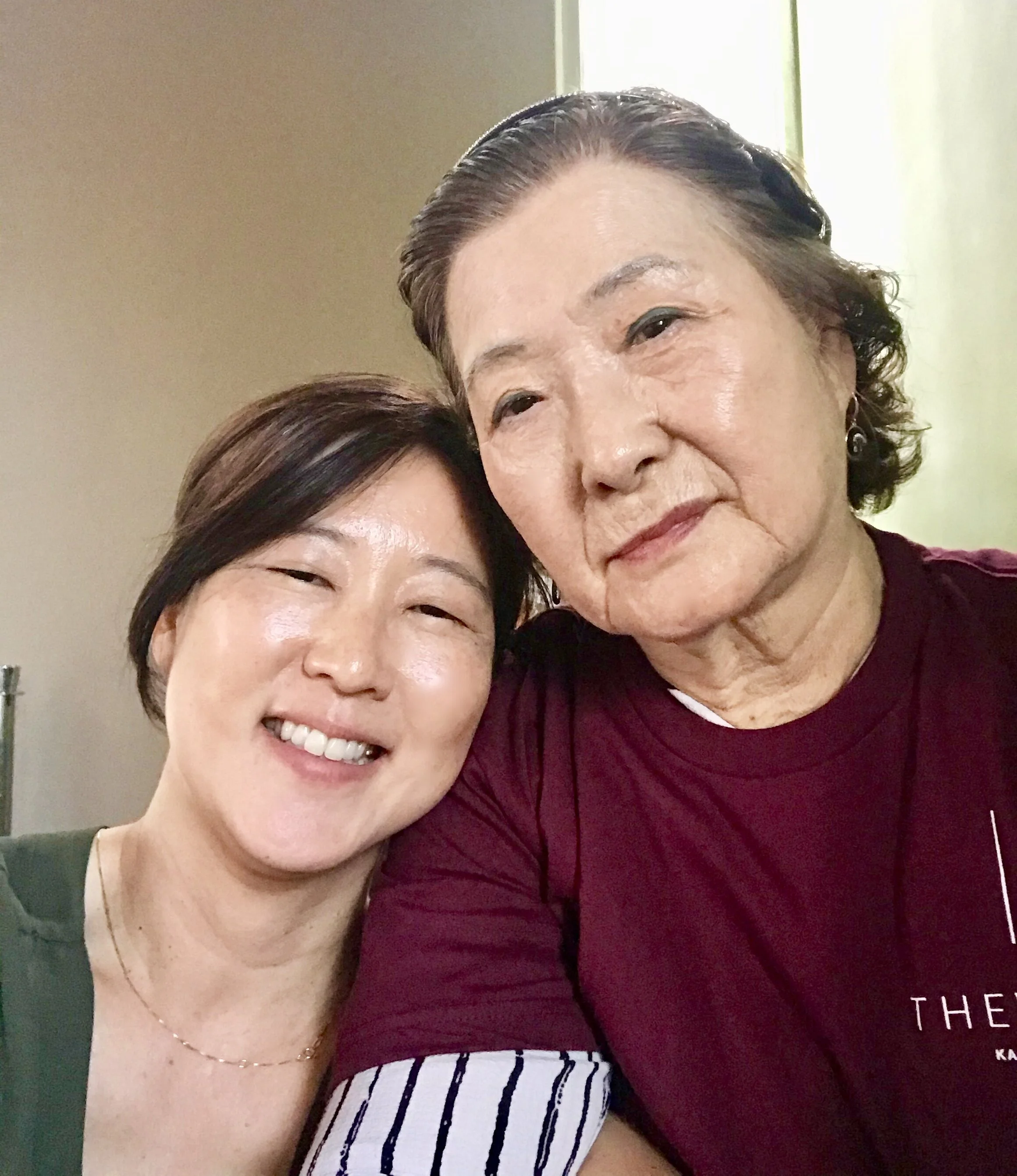Jenny and her mom.