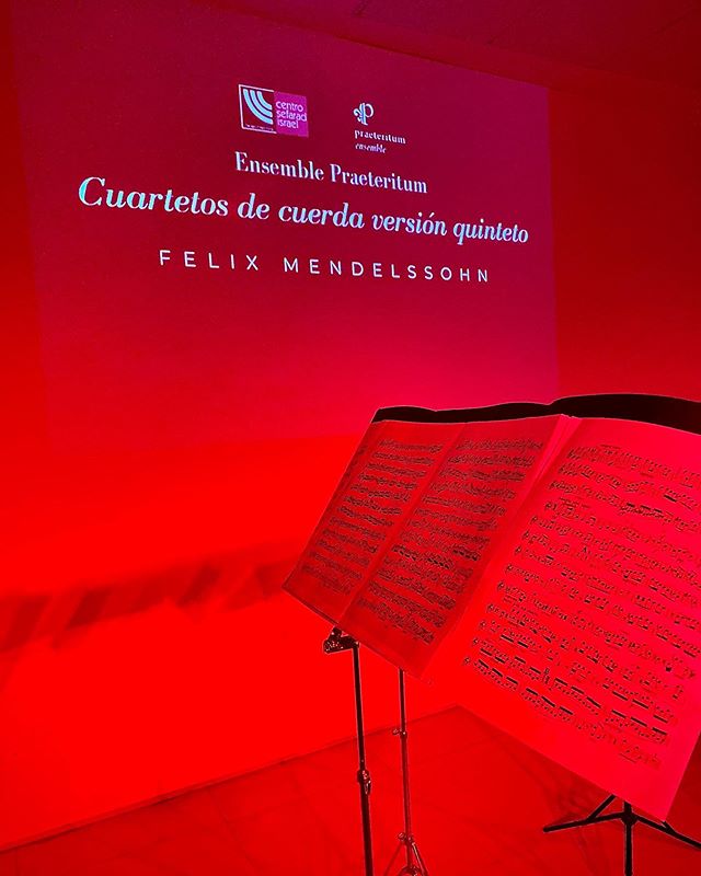 GRACIAS a todos los que nos acompa&ntilde;asteis en nuestro primer programa de Felix Mendelssohn en el @centrosefaradisrael .
📍Lo repetimos el Domingo 15 de diciembre en el Centro Cultural Pilar Mir&oacute; (Villa de Vallecas), dentro de nuestro cic