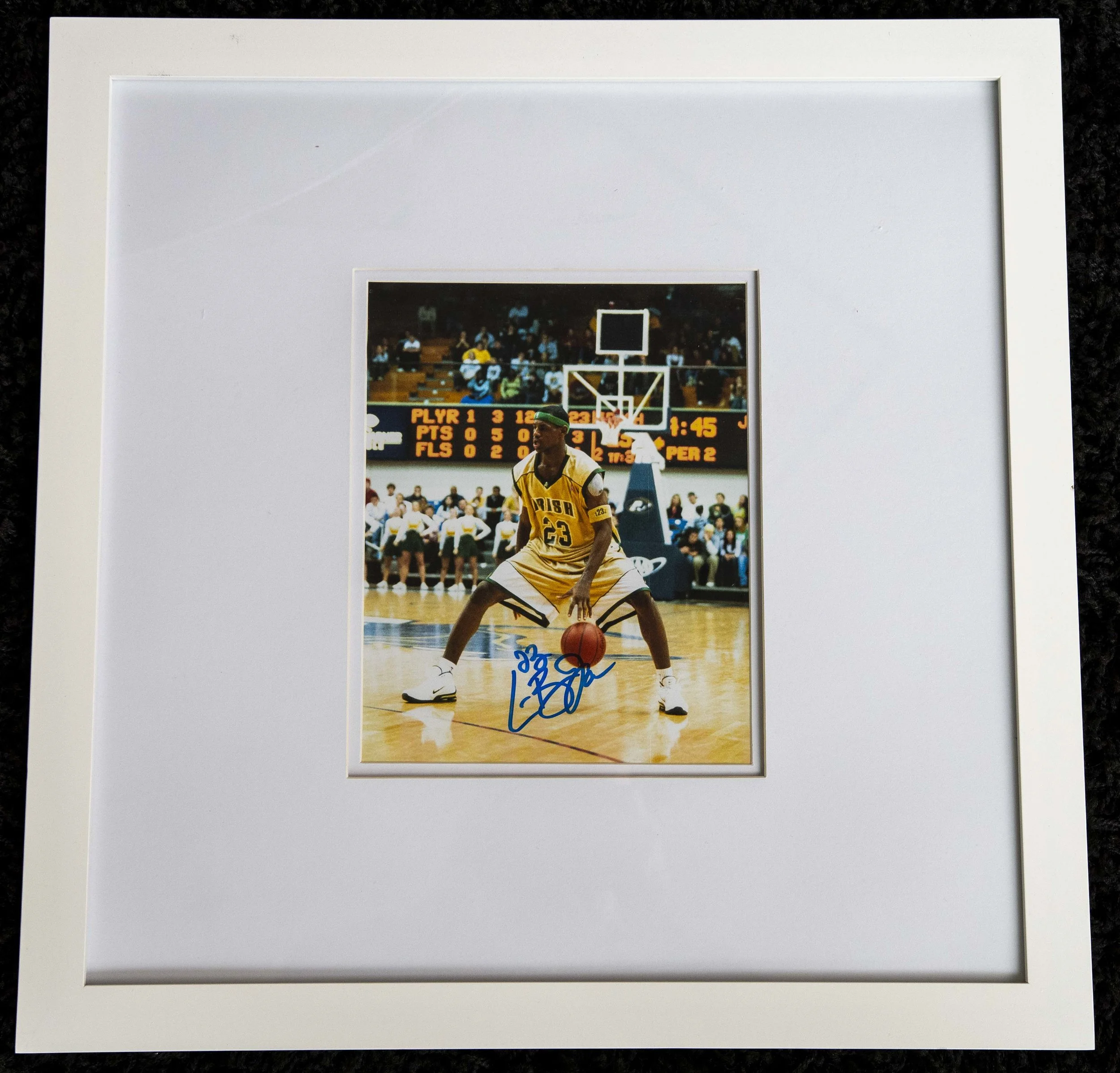 Lebron James Signed Photo From High School