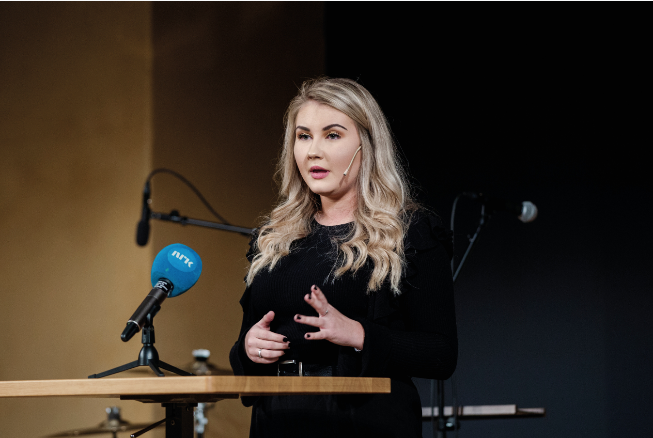 Aleksandra Olsen, vinner av Ta ordet! 2017 (foto: Tove K. Breistein)