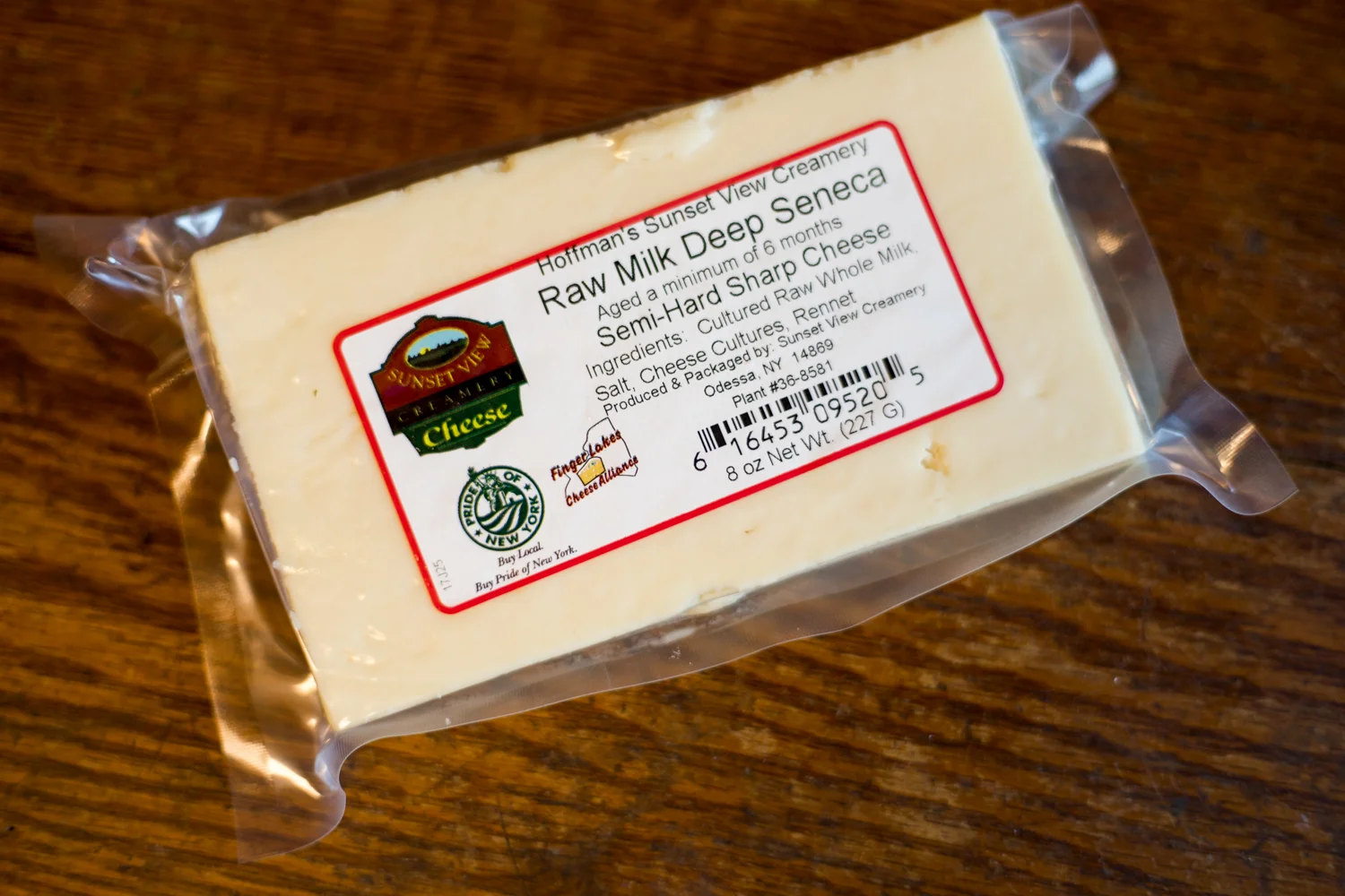 Raw Milk Deep Seneca (Sharp Cheddar)