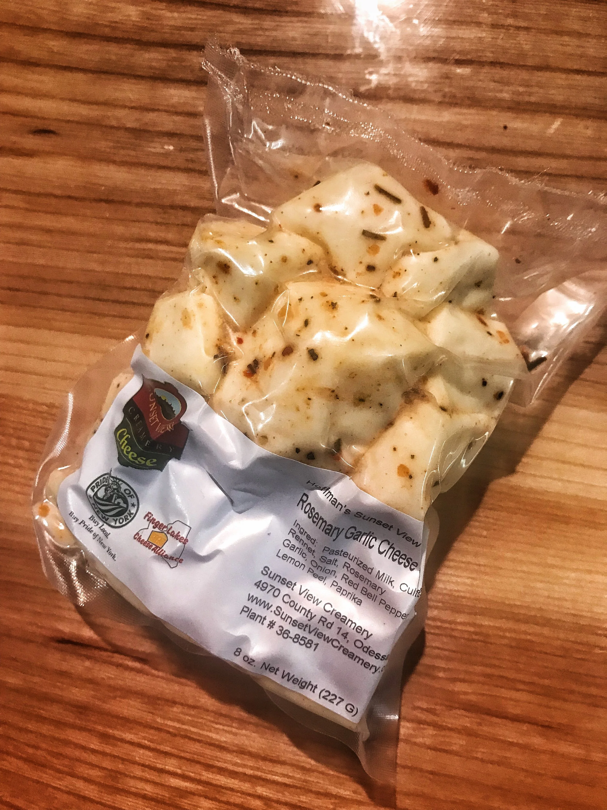 Rosemary Garlic Cheese Curd