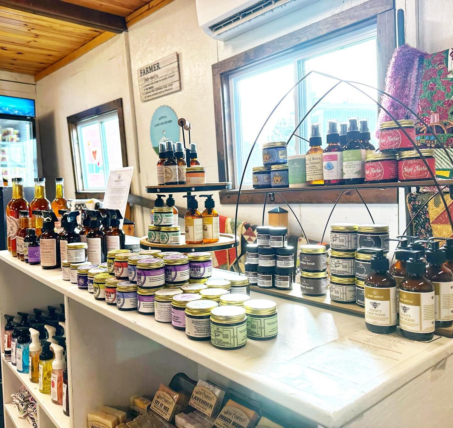 HUGE @bespoke_apothecary restock today! Favorites are back in stock as well as some new products!  They go quick so be sure to come in and check out all of their beautiful, natural, herbal goodies! 

If you haven&rsquo;t met April and Bill from Bespo