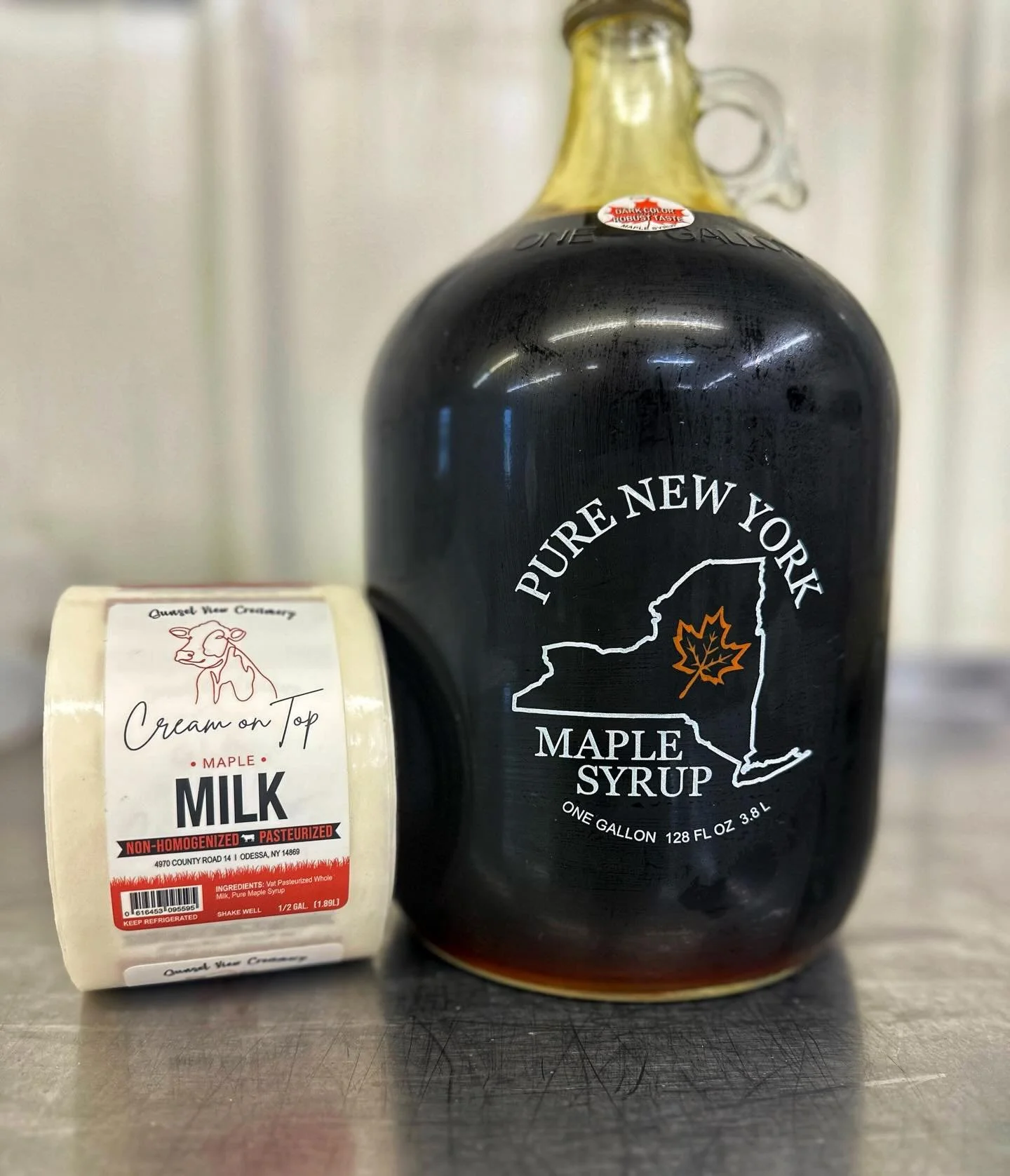 Maple season started, so naturally maple milk is happening. Super dark, rich syrup secured to make it just the right amount of sweet.  It&rsquo;ll be in the cooler by noon. ✌🏼🍁