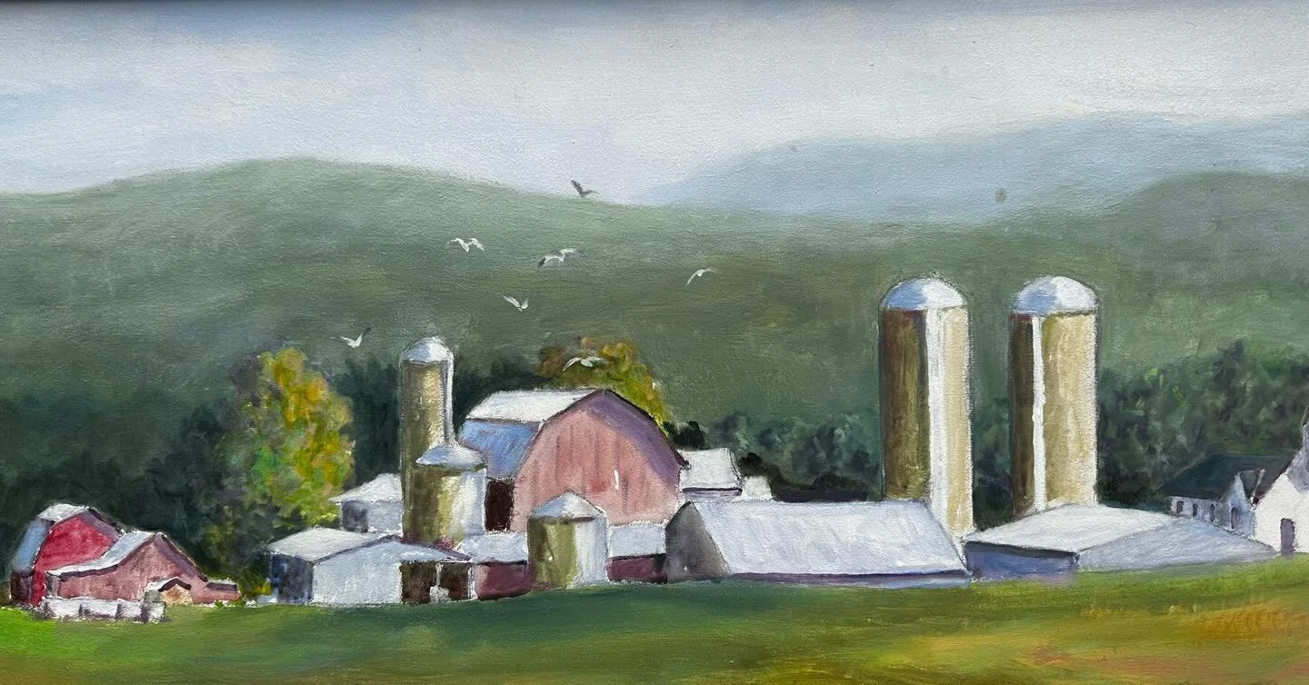 I&rsquo;ve had this painting of the farm for a while now, and every time I look at it, it just feels like home.

Lately I&rsquo;ve caught myself thinking&hellip; it shouldn&rsquo;t just live on the wall.

So,we&rsquo;re going to try something. I&rsqu