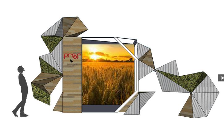    Proof Eyewear Pop-Shop Design Competition 2013   It was a pleasure to design this conceptual pop-up shopping experience for Proof, an eye-wear company that donates a portion of its sales to sight-saving cataracts surgeries. Our design submission d