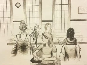 "Studying in Fogler"