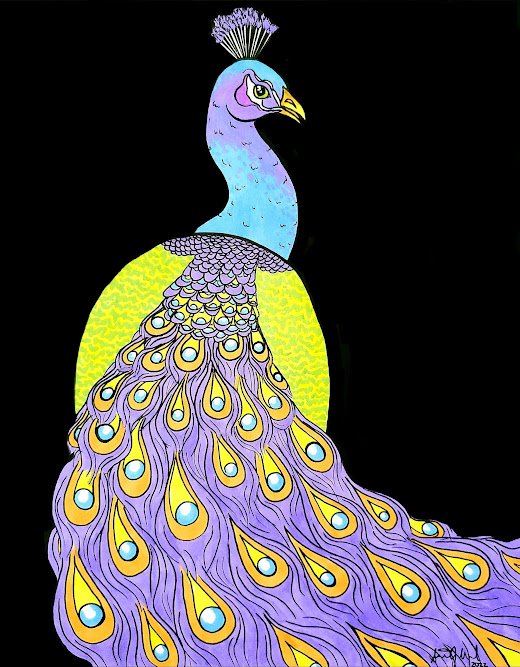 "Proud Peacock"