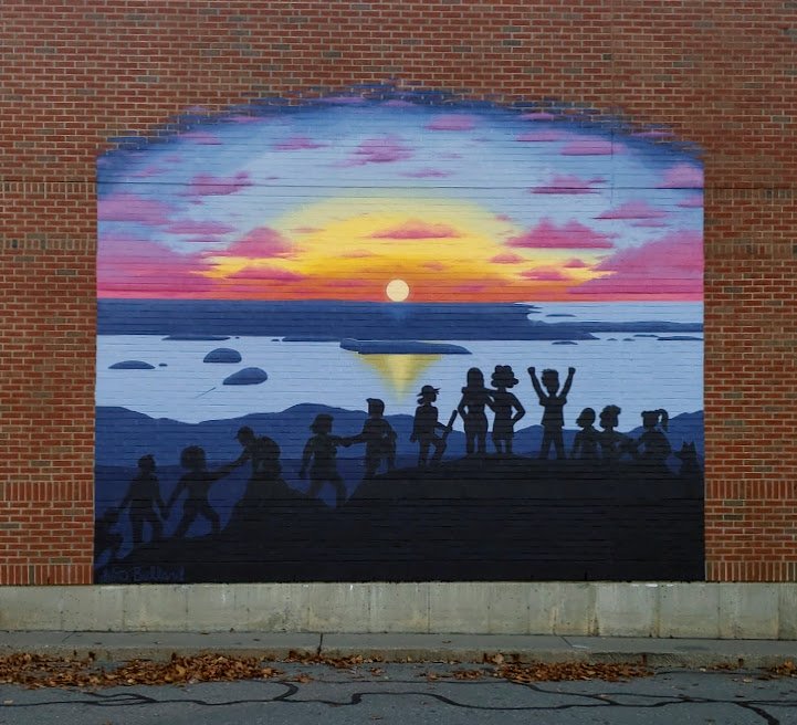 Shaw's Mural Completed