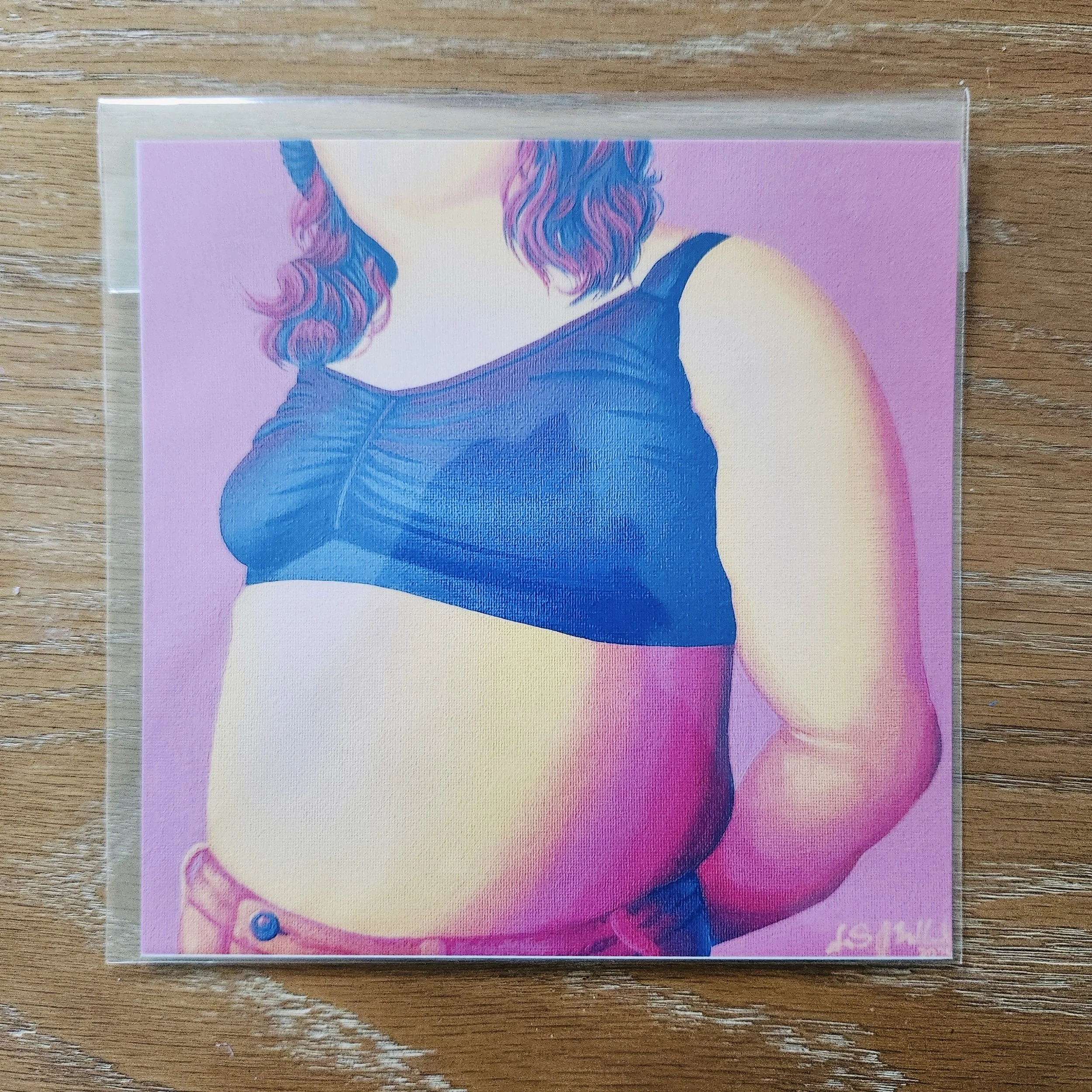 “Pansexual Bralette” print