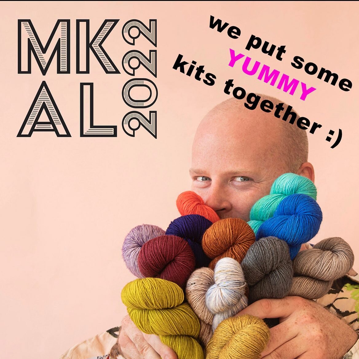 We have 2 days left of Miss Babs trunk show in the house. Soooo we took his clues and put together a few kits for Westknits MKAL 2022 - Twist &amp; Turns using Yummy 2-ply. Come in or give us a ring if you see something you like! 

#westknitmkal2022 