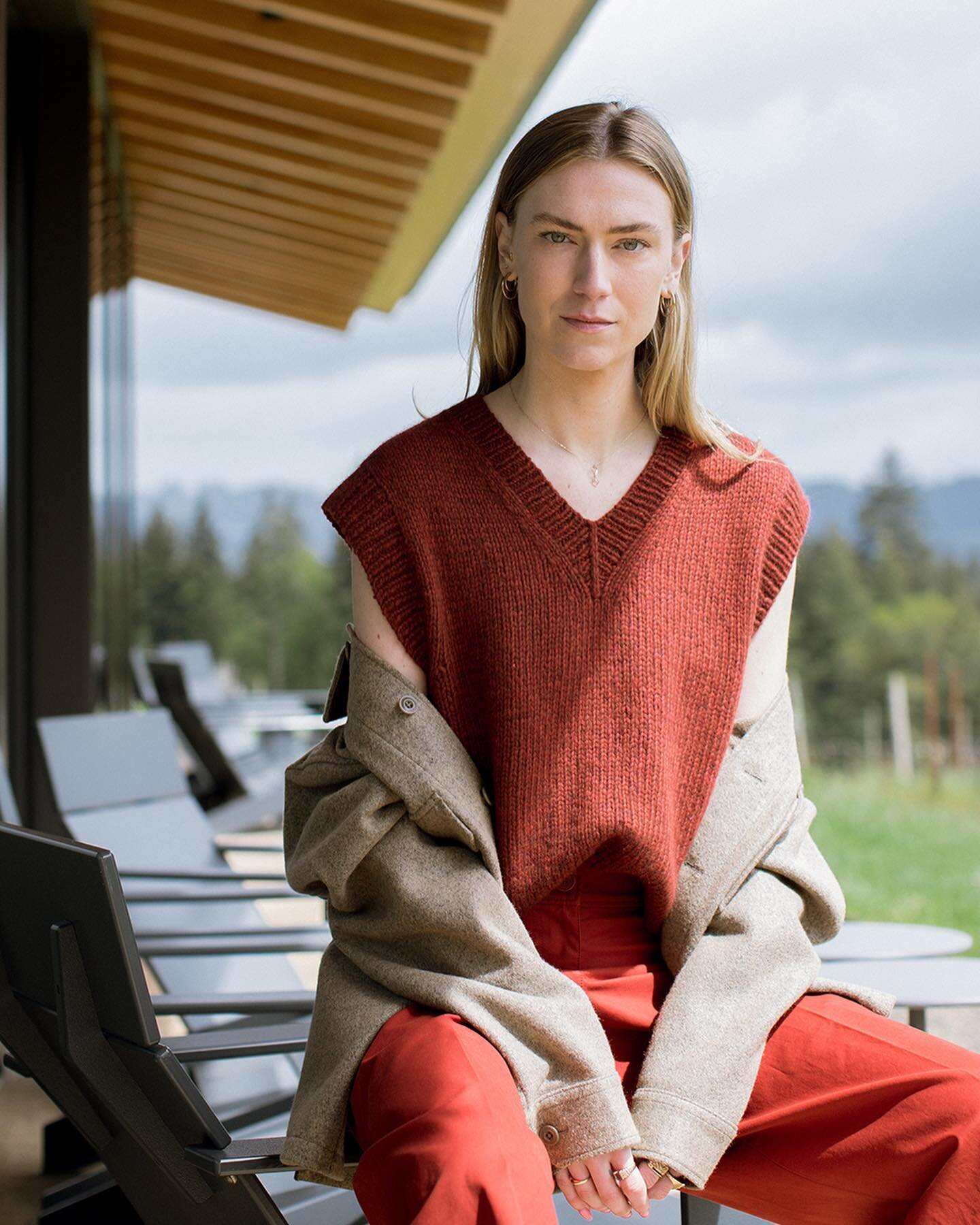 FREE PATTERN OFFER through Monday! New Woolfolk Luft colors and new Luft Collection VI  Have been released. The Gaering Vest pattern is available free with purchase through Monday. Come in today or order Luft in our online shop for the free pattern. 