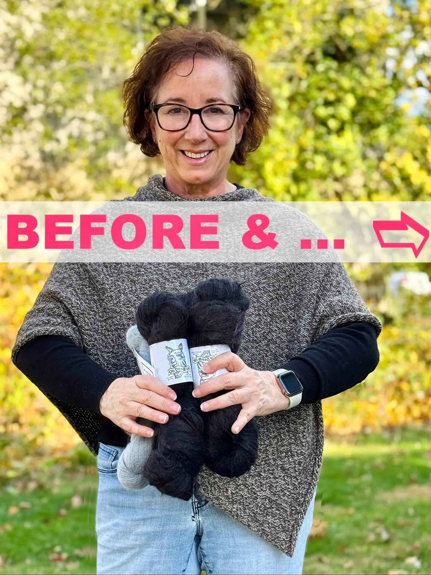 BEFORE &amp; AFTER... Wendy's beyond-soft-to-the-touch Fancy, pattern by The Lamb and Kid, knit in The Farmer's Daughter Oh Dang DK is easily the call this season, especially if you want to finish by the holidays. 

Airy warmth of Suri-alpaca + silk 