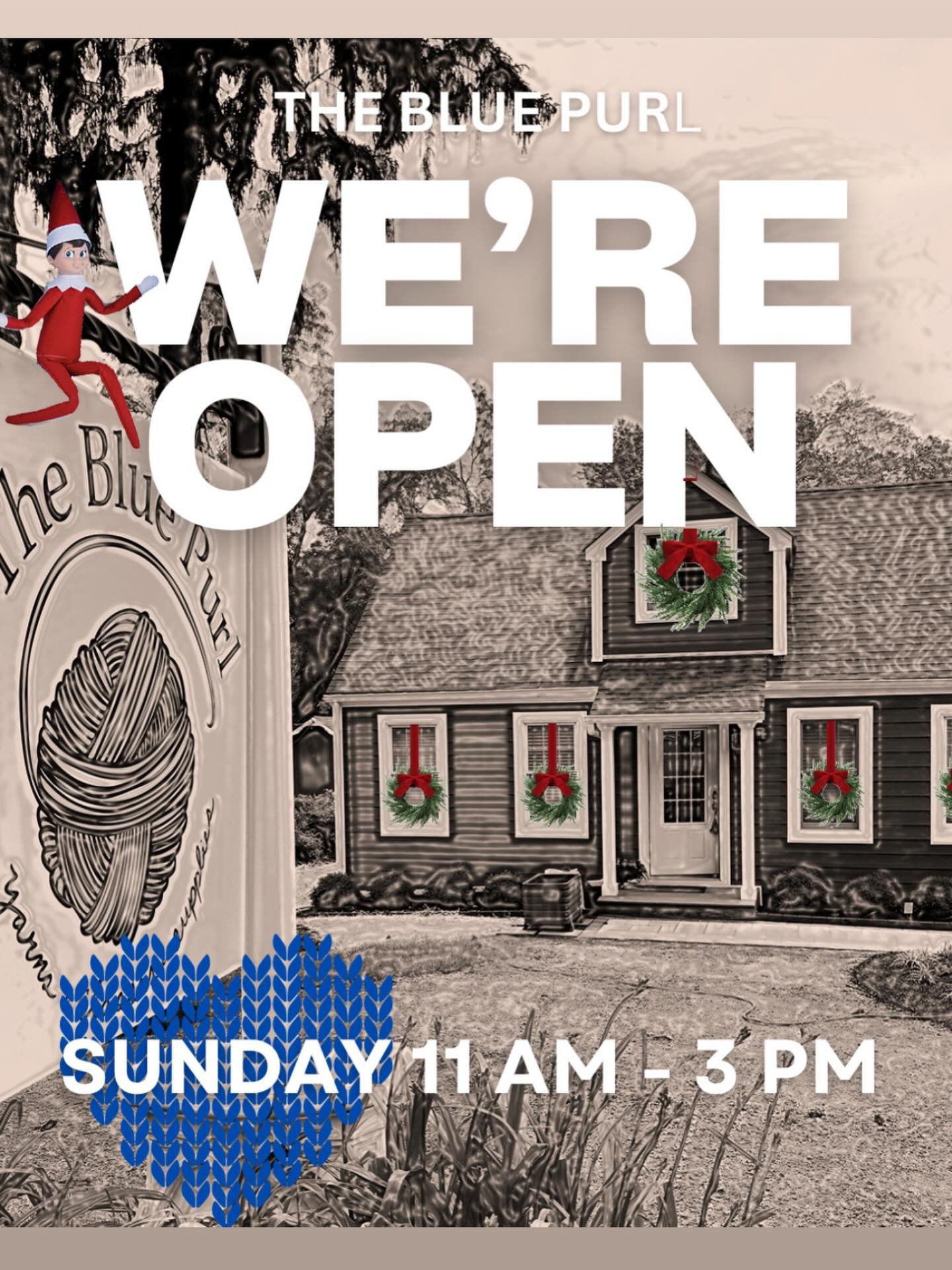 The lot is plowed and we're open today 11-3pm!!

#njknitters #njcrochet #knitting #localyarnstore knittersofinstagram
 #knittersgonnaknit #hardingnj #slowfashion #morristownnj #shopthecountrymile #lys  #thebluepurl