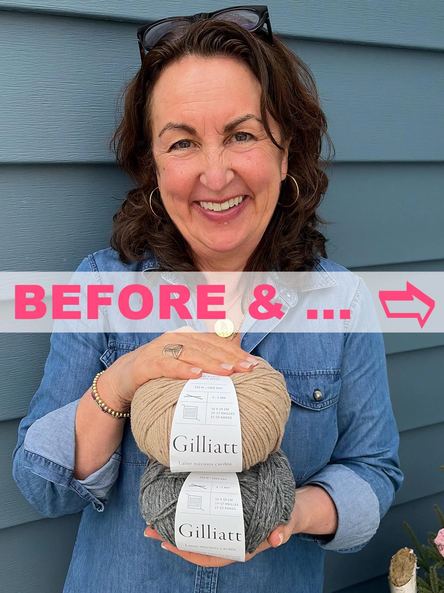 BEFORE &amp; AFTER... Looking for a classic looking cardi pattern but one packed with interesting construction and engaging techniques throughout?

Michelle found the perfect candidate in Natasja Hornby's worsted weight, Malin and knit it up in contr