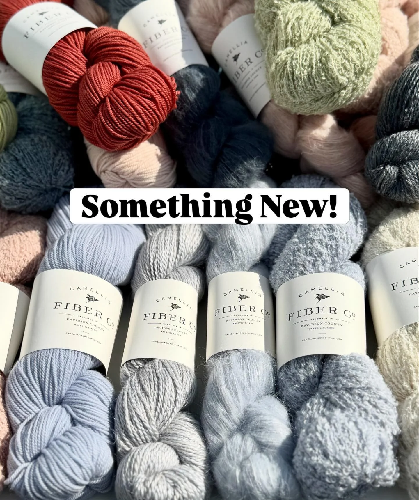Camellia Fiber Co just arrived!  Insanely yummy luxury hand dyed from Nashville. What do we have? 

-Organic Merino Sport - 100% Organic Merino 328yds
-Flax DK - 50% Alpaca, 25% silk, linen 270 yds
-Suri Lace - 74% Suri 26% Mulberry Silk
-Baby Silk B