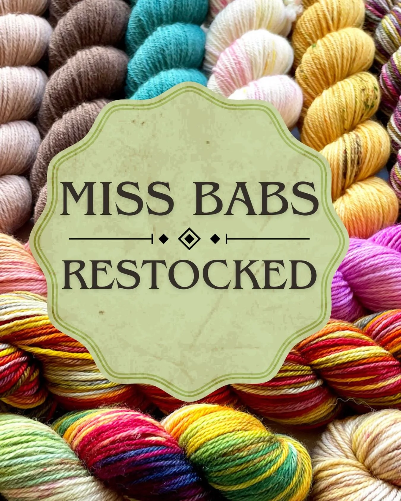 NJWoolwalk is in the rear view mirror and we restocked!
So if you missed it...We have a lot... #missbabs