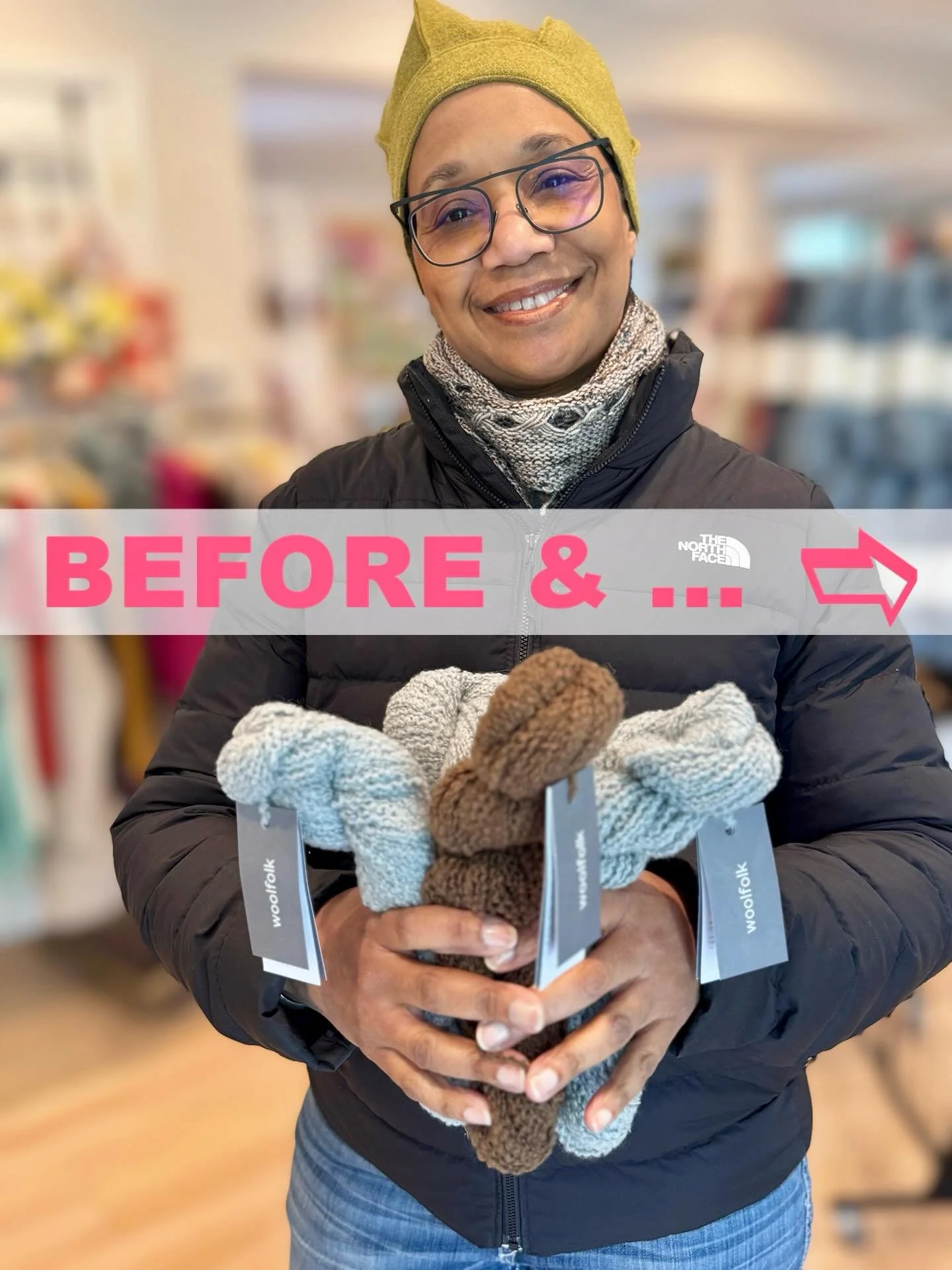BEFORE &amp; AFTER... Who's up for making a first, colorwork, sweater in Tam's class?

Answer: Arnelle.)

Halibut sweater @ boylandknitworks in luxurious and beyond-cuddly soft Woolfolk Flette are a stunning combination.

Mic drop kinda moment... LET