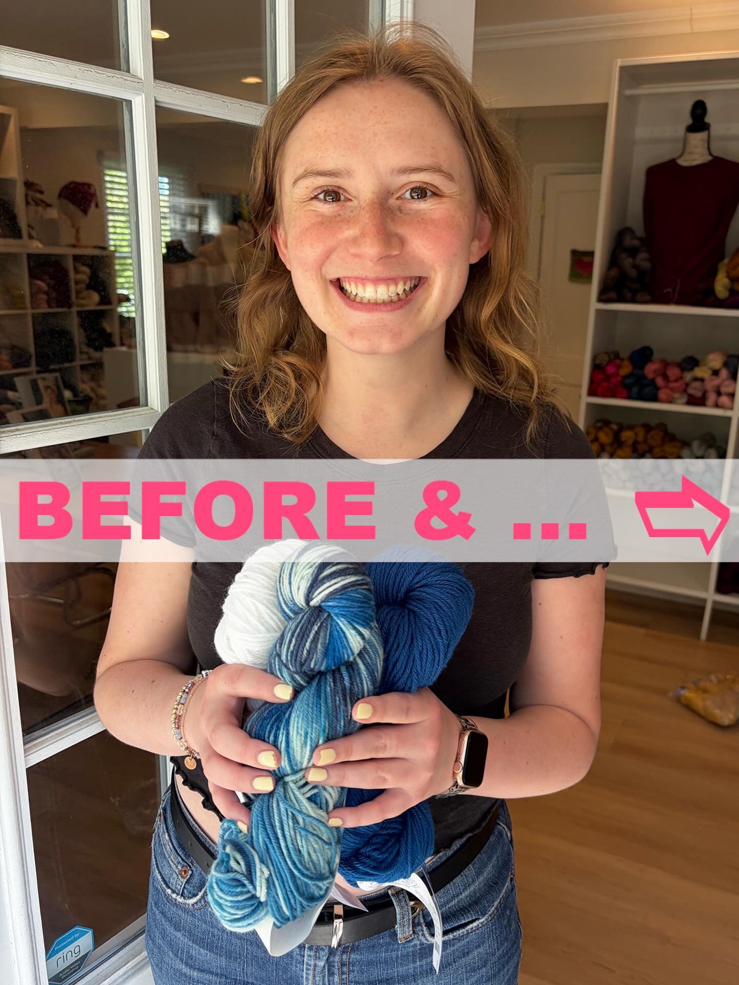 BEFORE &amp; AFTER... For a surprise baby shower for a co-worker, Suzette crochet this amazing Star Blanket (a Bernat pattern on Ravelry.)

Many firsts abound, including: first big project and gift to a dear, new little.

Working at Make a Wish Found