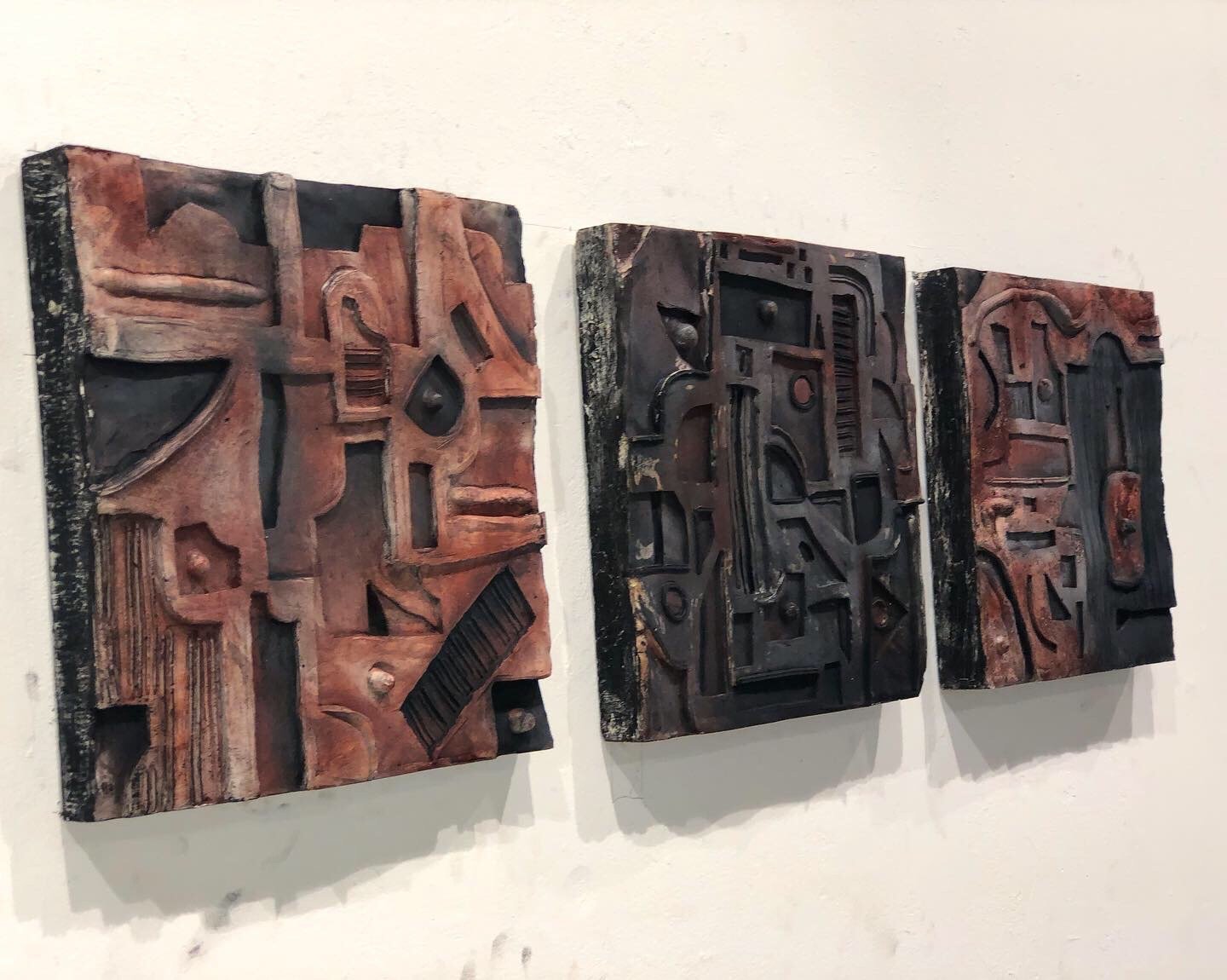 "Untitled" (3 plaster blocks) II