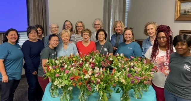 bellevue group with flowers they arranged part of bellevue loves memphis event.jpg