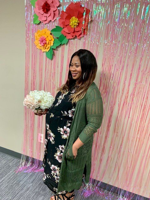 cute pregnant mom with flowers from 901 POP.jpg