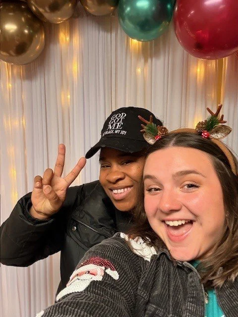 emily and someone at blessing day.jpg