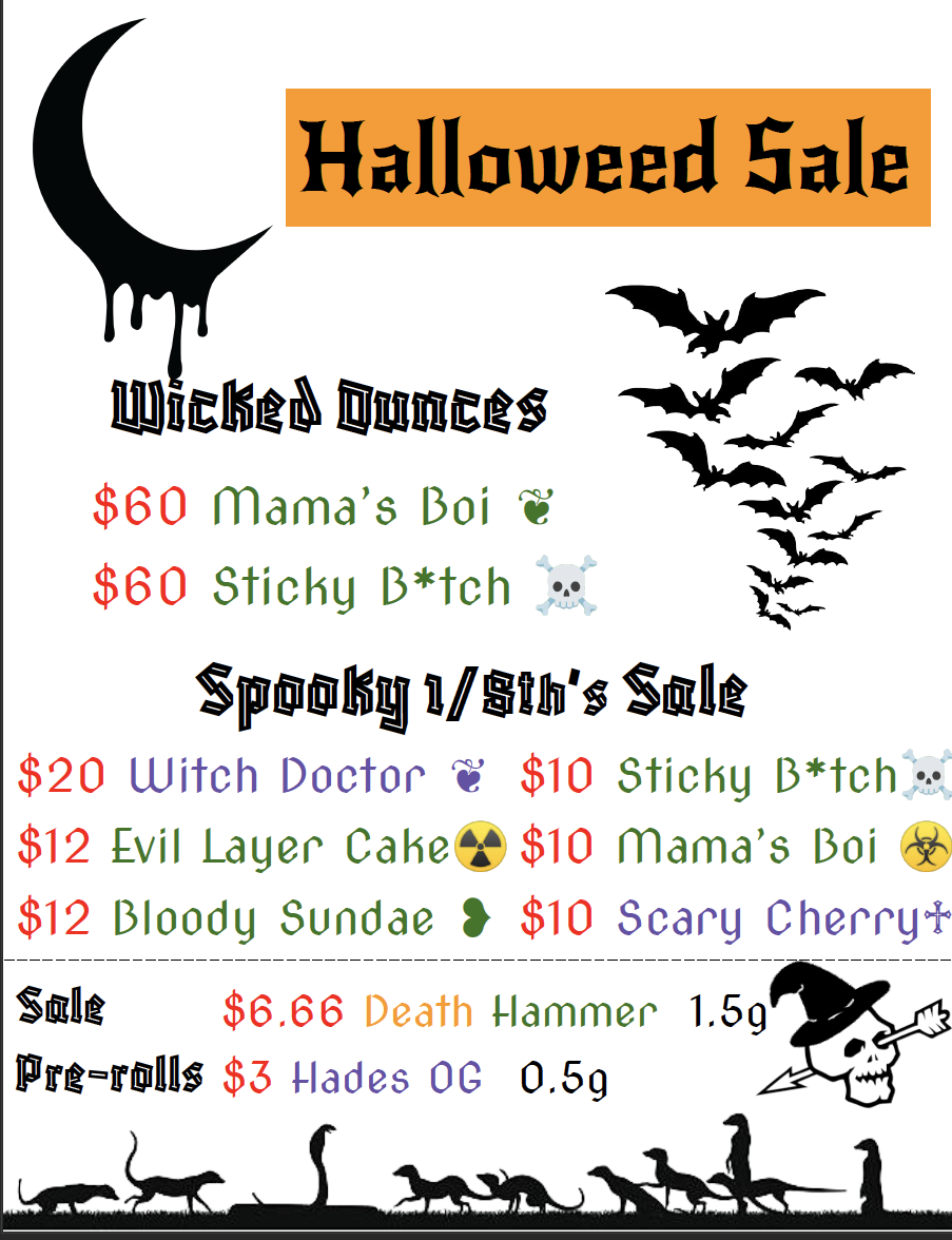 Scary Specials for a Spooky Halloween!