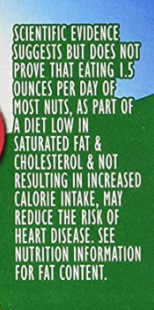 Health claims on labels