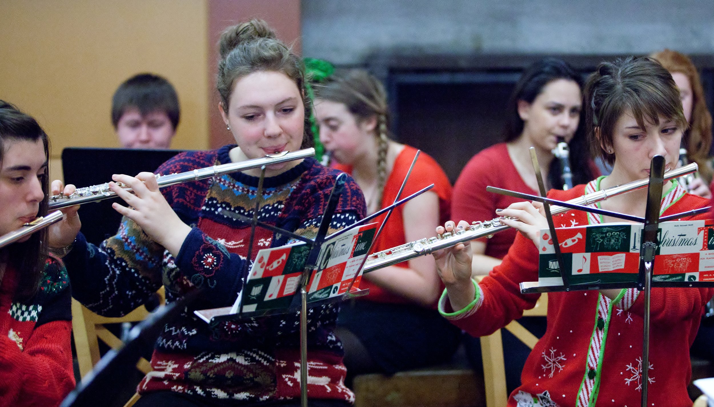 SPU Flutes and Clarinets Caroling