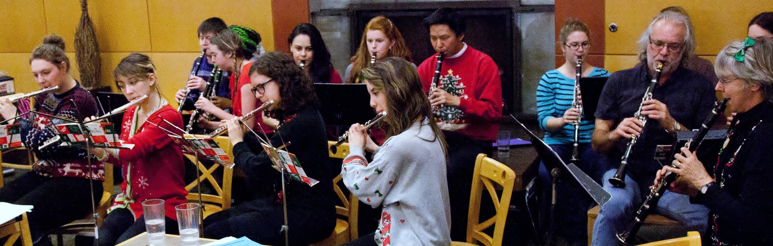 SPU Flutes and Clarinets Caroling