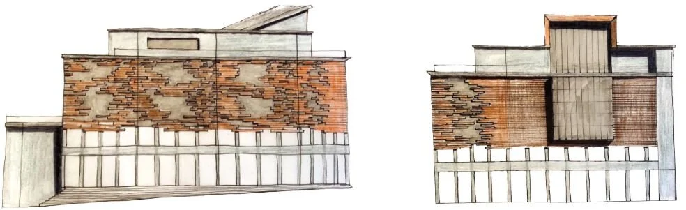 North and East Elevations