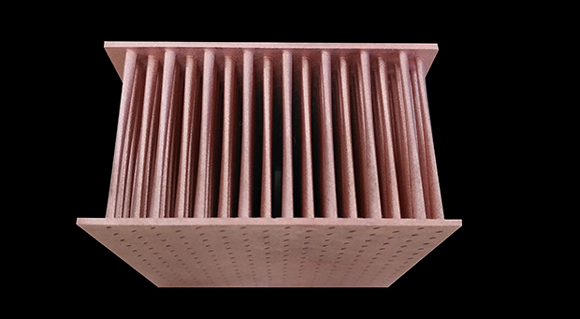 A pure copper heat exchanger produced by Farsoon Technologies