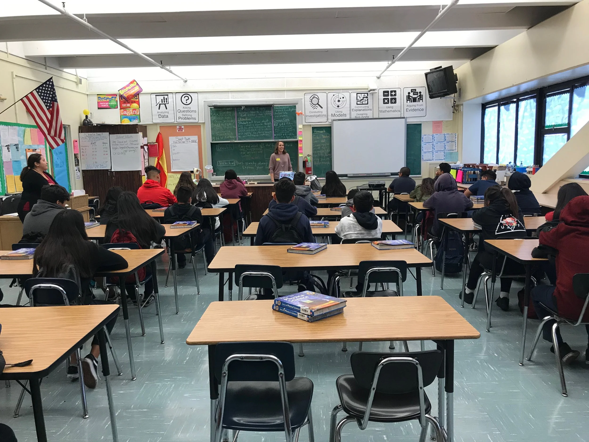 Alyssa Baroody shared her story at Gage Middle School in Huntington Park