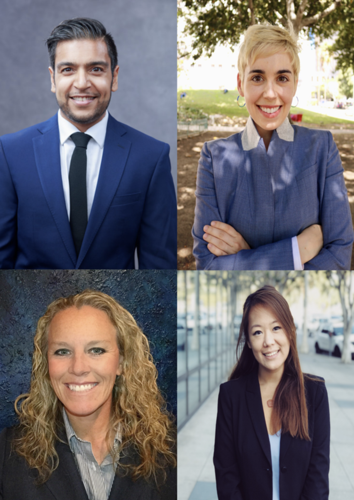 Salim Ahmed, Sari Ladin-Sienne, Michelle Uvimolchai, Jennifer Surface (clockwise)