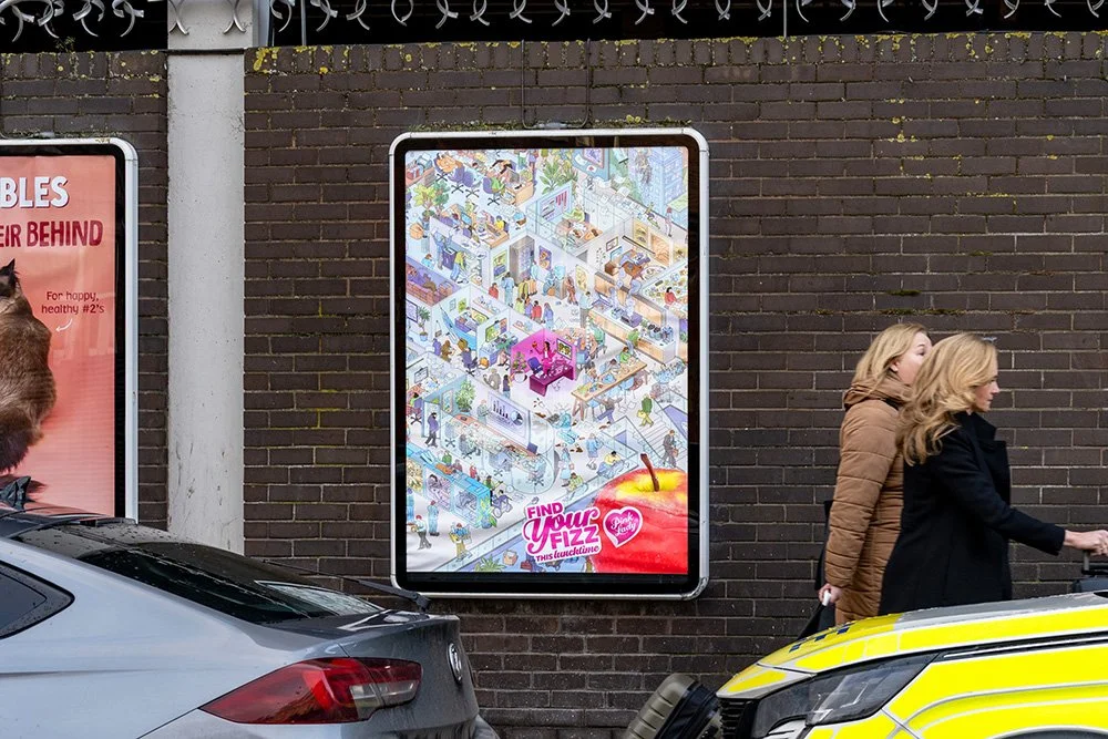 Find Your Fizz - Pink Lady Apples OOH Streetview