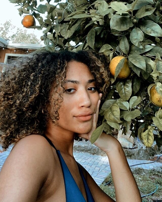 Day 182827 of quarantine and I tried to Floridify this picture of Beyonc&eacute; in a bikini and with an orange tree.