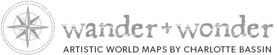 Wander + Wonder World Maps