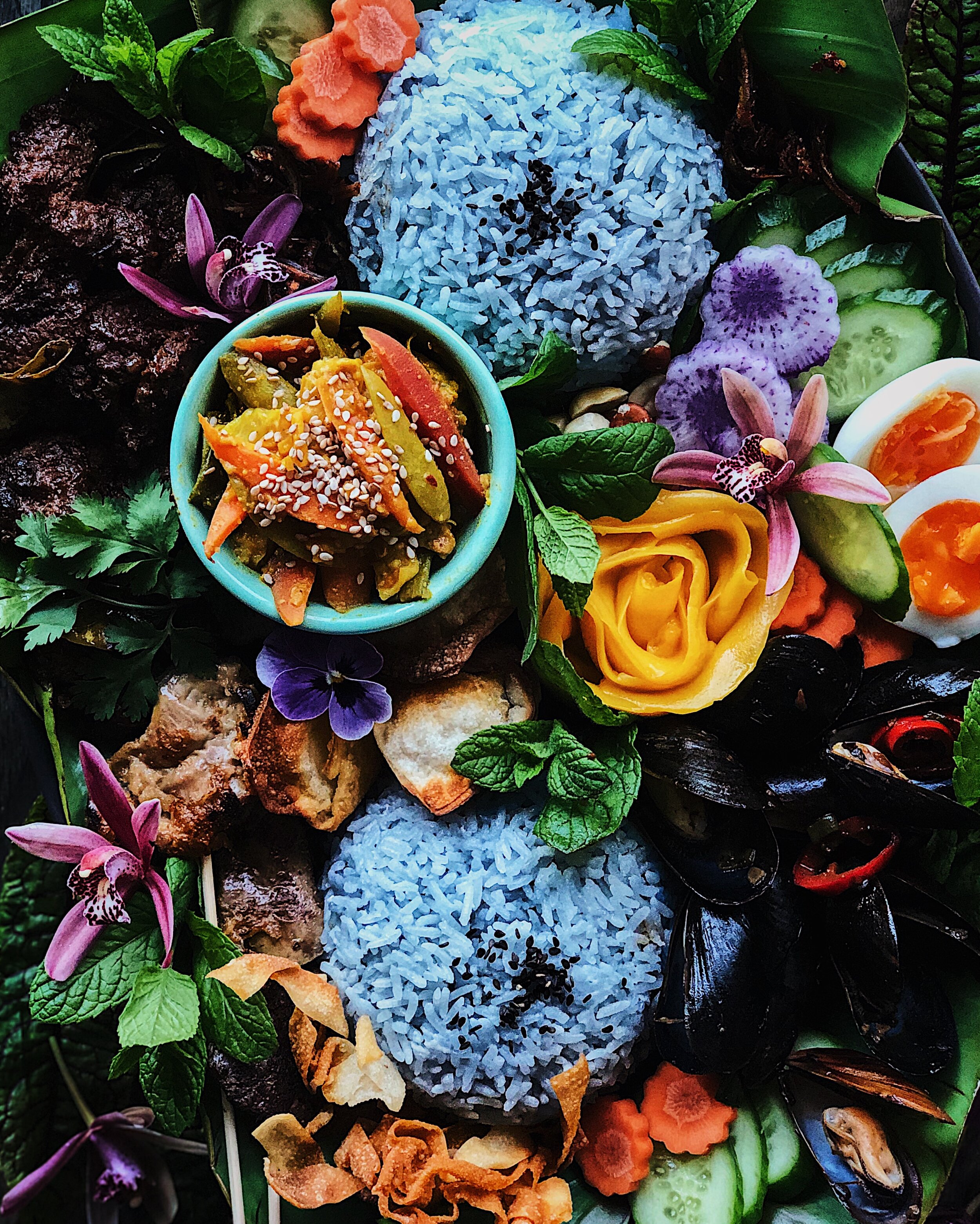 Recipe: Blue Coconut Rice (in Your Rice Cooker) — Lily Morello