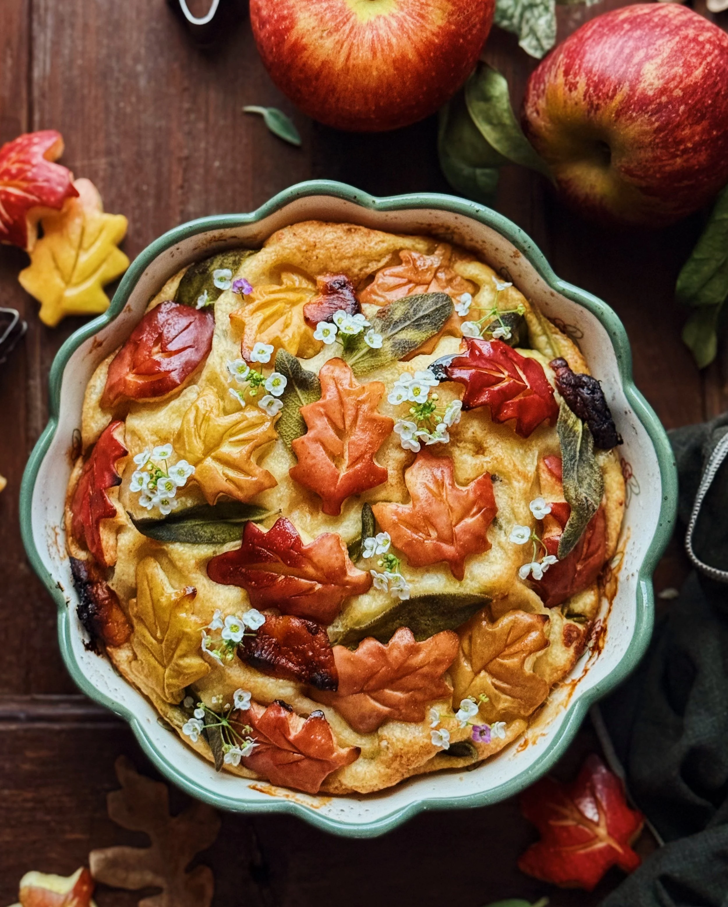 Recipe: Apple Cheddar Focaccia with Sage and Brown Butter