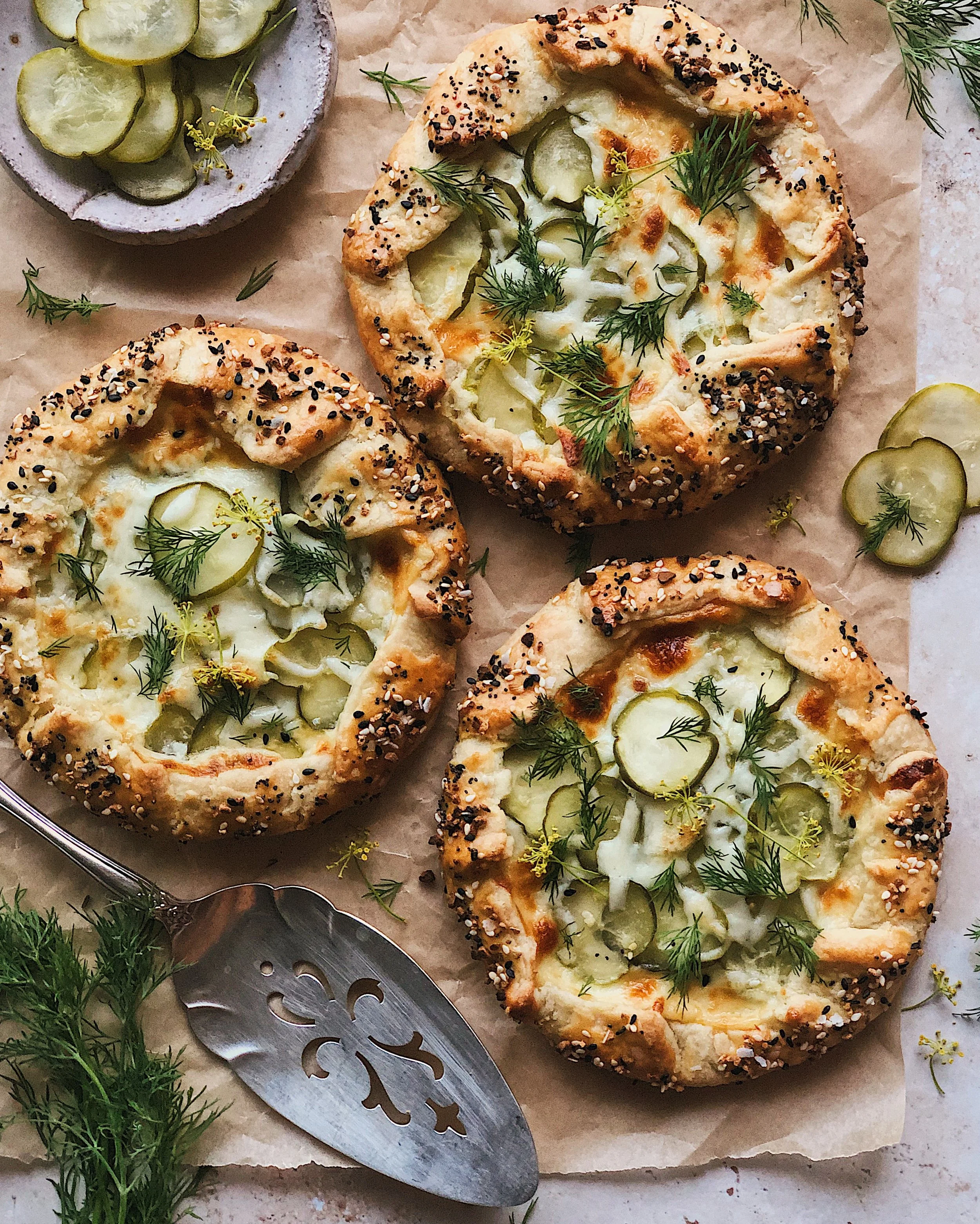 Mini Pickle Galettes