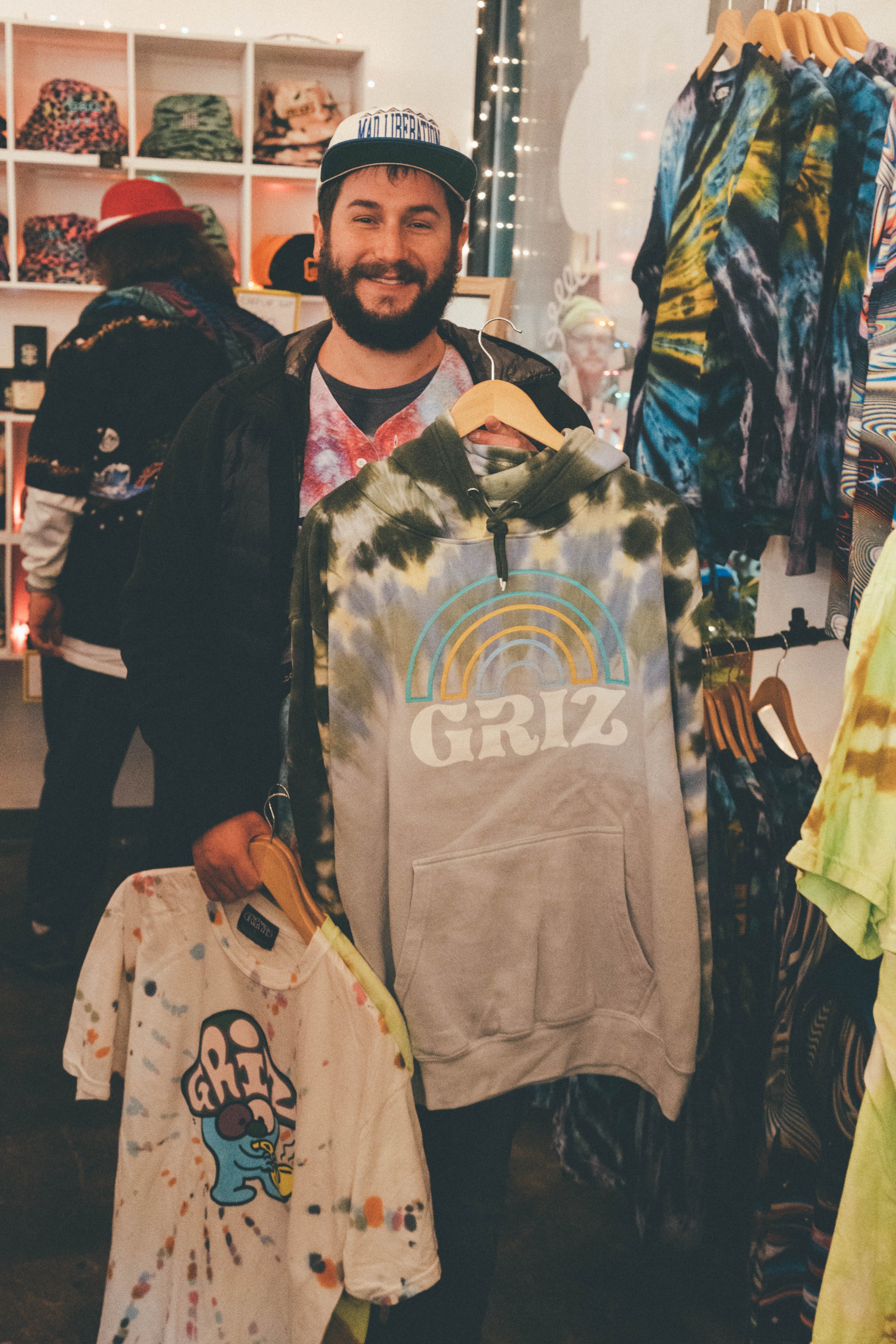 On the first day of Grizmas, Griz open up his charity shop