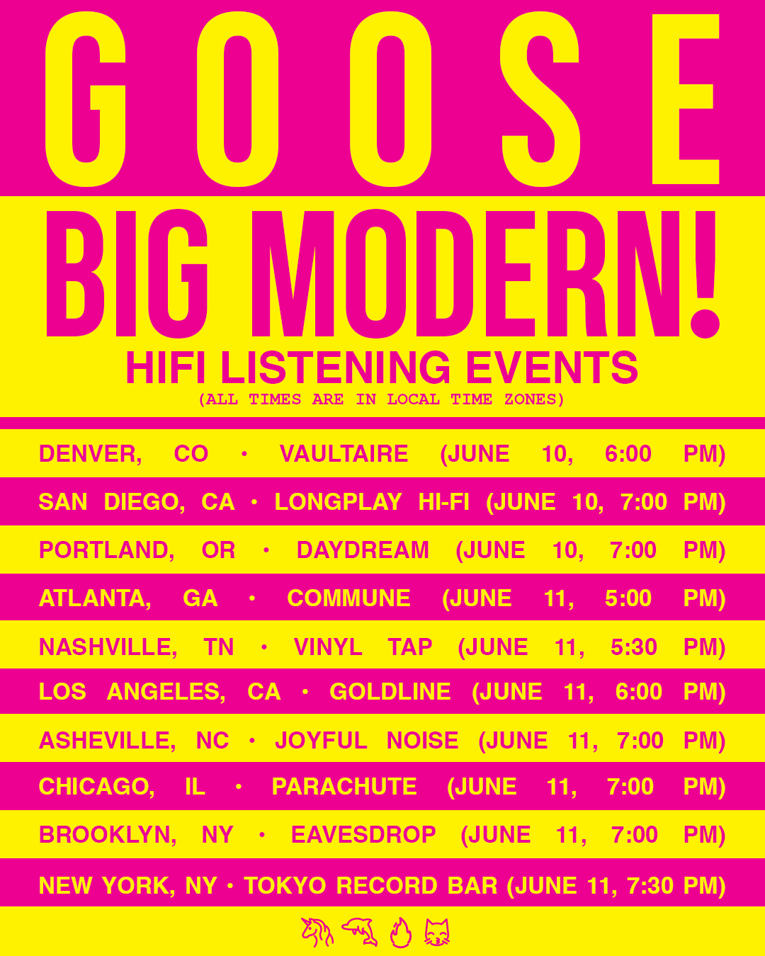 Goose Announce Hi-Fi Listening Events to Celebrate New Album 