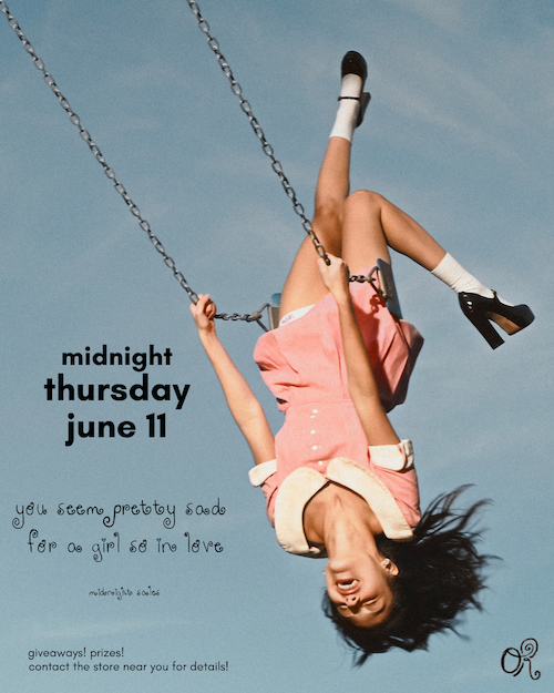 200 Independent Record Stores x Olivia Rodrigo = MIDNIGHT RELEASE EVENTS