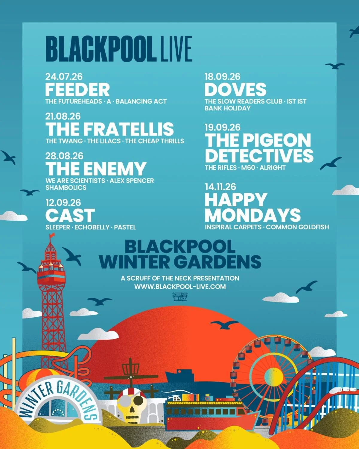 BLACKPOOL LIVE - Launches as New Home for Live Music By the Sea