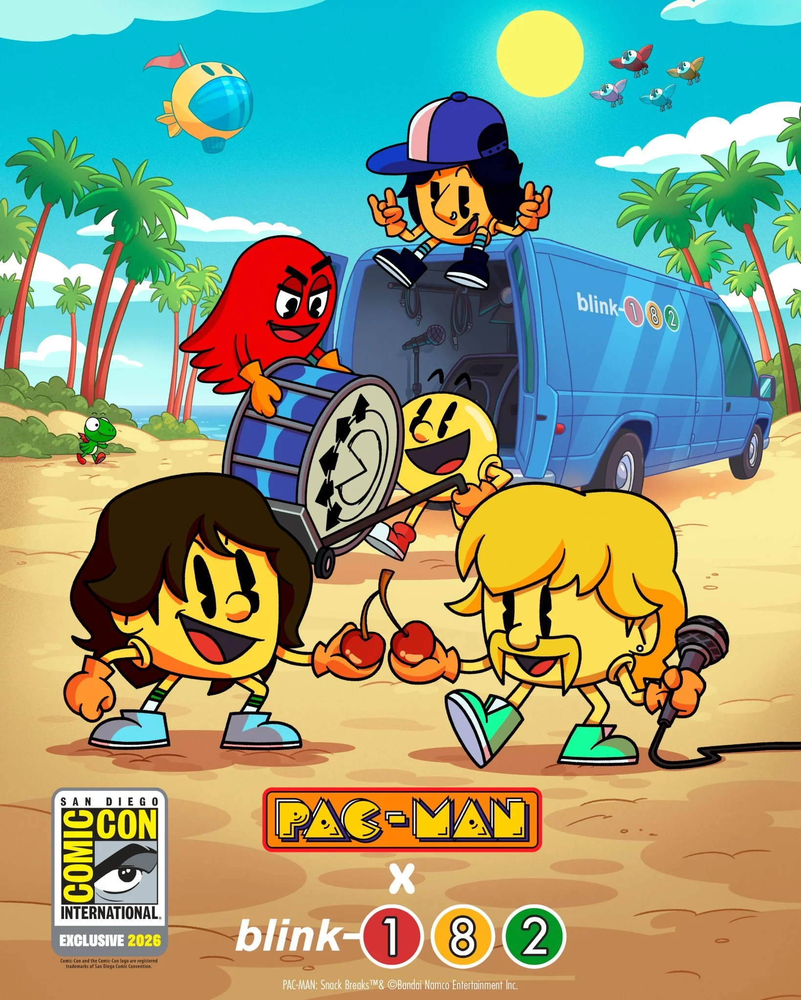 PAC-MAN and blink-182 Debut Collaboration At San Diego Comic-Con 2026